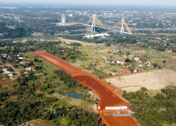 Puente de la Integración: construyen accesos que conforman el Corredor Metropolitano del Este
