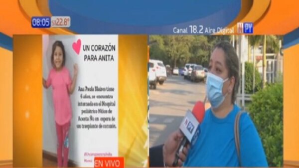 Anita aguarda por ángel donante | Noticias Paraguay