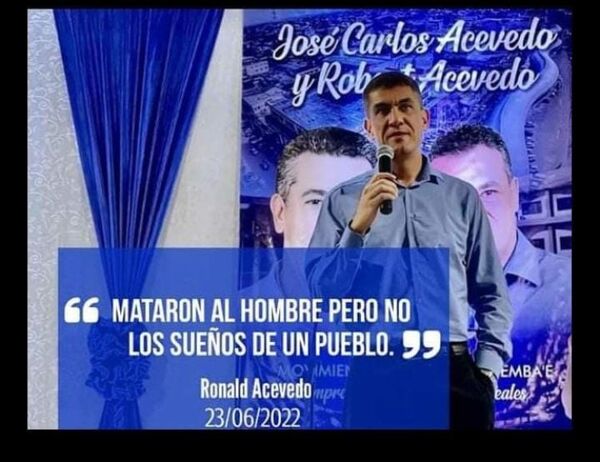 TEI del PLRA oficializó candidatura de Ronald Acevedo para las internas del 18 de setiembre