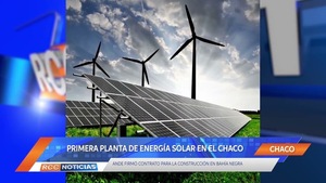 La ANDE firma contrato para construir la primera planta de energía solar en el Chaco.