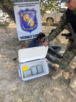 Incautan panes de cocaína en la zona de Pozo Hondo - Noticias del Chaco - ABC Color