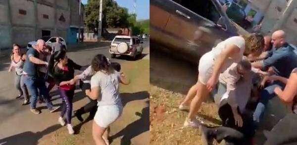 Crónica / [VIDEO] Batalla campal entre dueños de casa e inquilinos en Luque