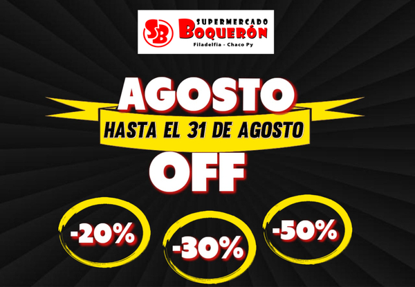 Supermercado Boquerón tira la casa por la ventana con asombrosos descuentos por este mes