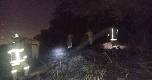 La Nación / Se registró incendio de media magnitud en el cerro Ñemby