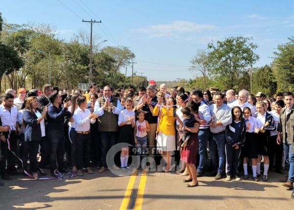 Inauguran ruta asfaltada de Bella Vista Norte a Puentesiño