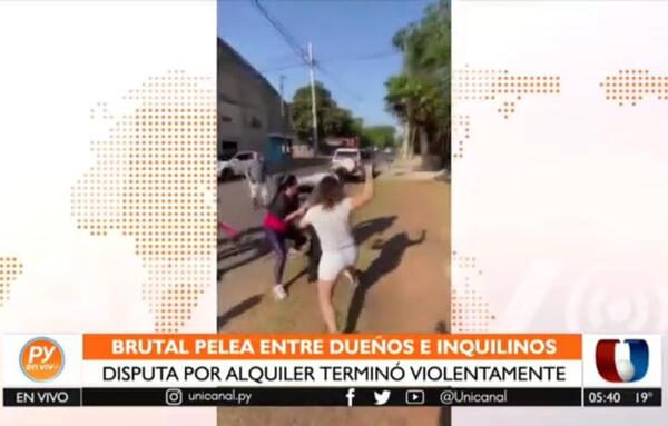 Dueños e inquilinos de una vivienda en Luque se enfrentan a golpes por supuesta deuda