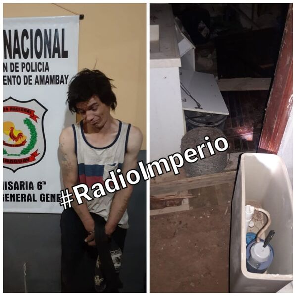 Policía recupera objetos robados y detiene a supuesto autor con frondosos antecedentes - Radio Imperio
