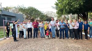Municipalidad inauguró empedrado en el barrio San Gerardo - Radio Imperio