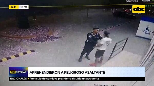 Aprendieron a peligroso asaltante en Capiatá - ABC Noticias - ABC Color