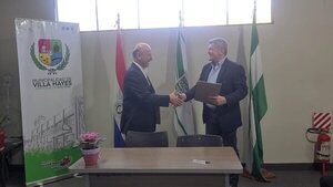 Municipalidad de Villa Hayes firmó convenio de cooperación interinstitucional con la Cooperativa Neuland