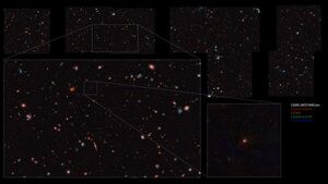 El Webb enseña la que puede ser una de las galaxias más lejanas