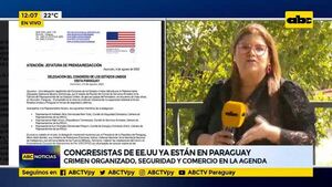 Congresistas de EE.UU. ya están en Paraguay  - ABC Noticias - ABC Color