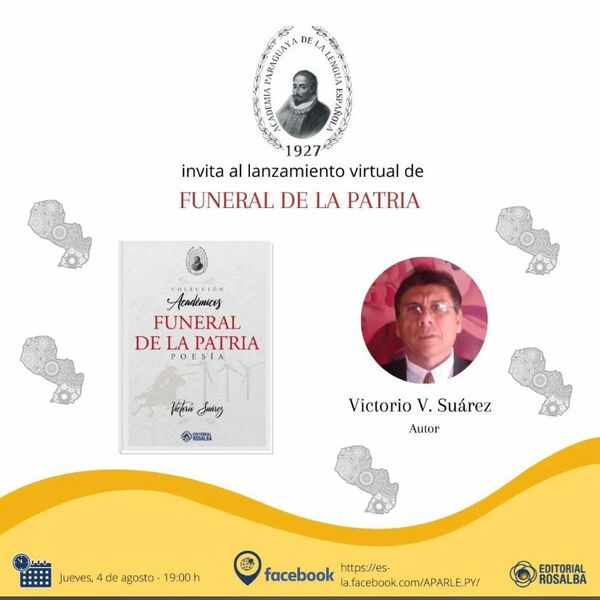 “Funeral de la Patria”, poemario que será lanzado hoy - ADN Digital