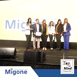 ¡Sanatorio Migone Battilana, es el primer sanatorio en ganar el Top Of Mind en su categoría! - SNT