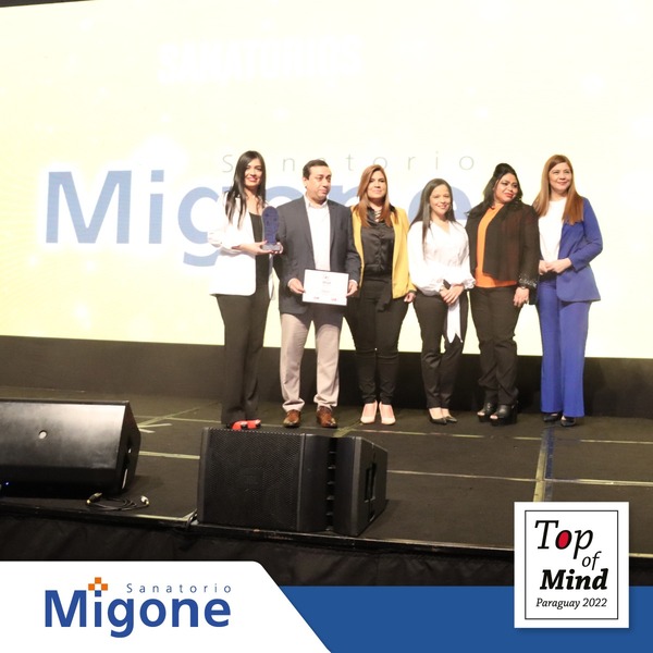 ¡Sanatorio Migone Battilana, es el primer sanatorio en ganar el Top Of Mind en su categoría! - SNT