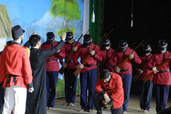 Alistan tradicional obra teatral sobre la guerra contra la Triple Alianza en Piribebuy - Nacionales - ABC Color