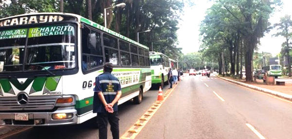 Aprueban instalar GPS en buses para controlar itinerarios en Ciudad del Este - La Clave