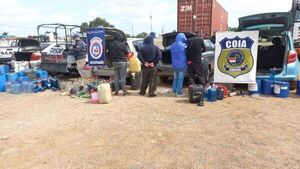 Detenidos por vender combustible de contrabando