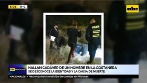Hallan cadáver de un hombre en la Costanera  - ABC Noticias - ABC Color