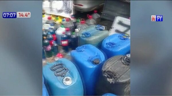 Incautaron más de 5.000 litros de combustible de contrabando en Limpio | Noticias Paraguay