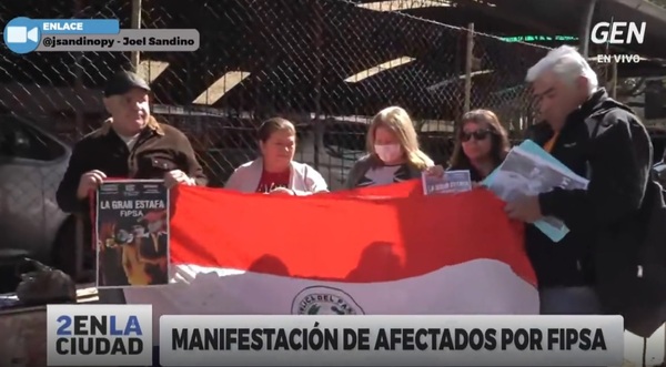Diario HOY | Estafados por FIPSA se manifestaron para exigir respuestas a la Fiscalía