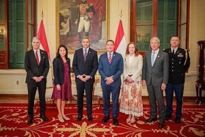 Abdo recibió a congresistas de los Estados Unidos en el Palacio de López - El Trueno