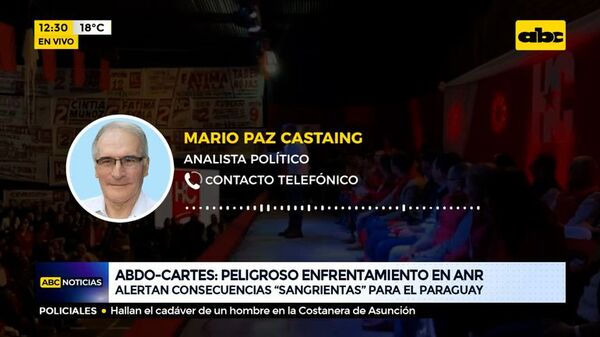 Abdo-Cartes: peligroso enfrentamiento en ANR - ABC Noticias - ABC Color
