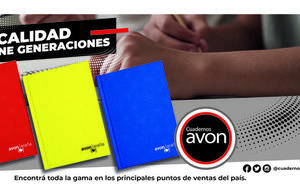 AVON, la marca de cuadernos más recordada en Paraguay