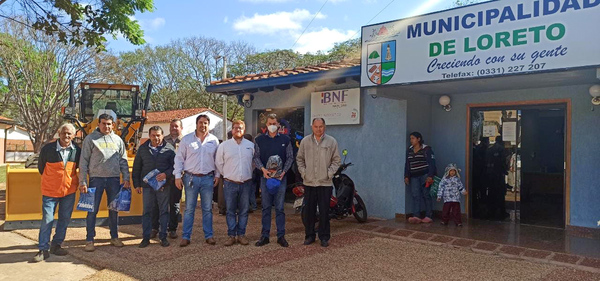 TIMBO entregó una motoniveladora SANY a la Municipalidad de Loreto