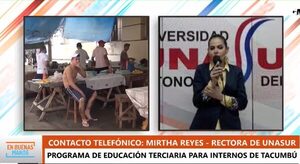 Programa de educación terciaria para internos de Tacumbú - Megacadena — Últimas Noticias de Paraguay
