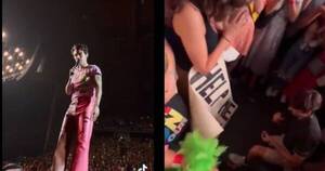 La Nación / En pleno concierto, Harry Styles ayudó a fan a proponer matrimonio a su novia