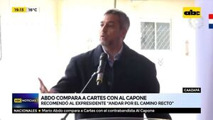 Marito compara a Cartes con Al Capone  - ABC Noticias - ABC Color