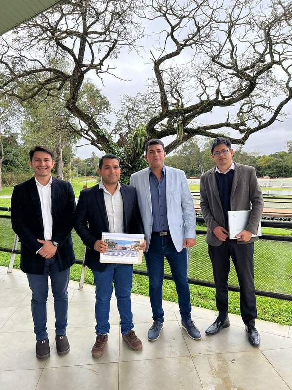 Intendente de Pte. Franco se reúne con representante de la Itaipú Binacional para trabajos en conjunto - Noticde.com