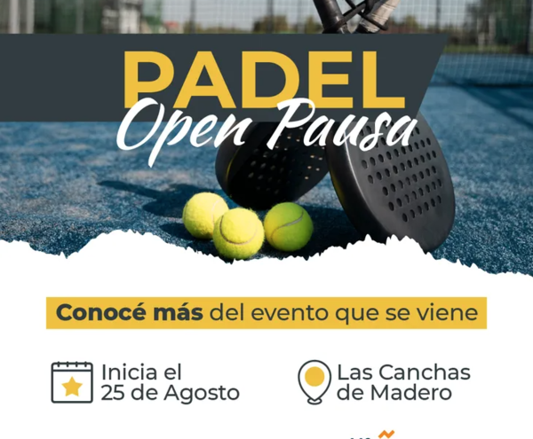 Open Padel Pausa: Las duplas ganadoras podrán llevarse importantes premios en efectivo y de marcas de lujo