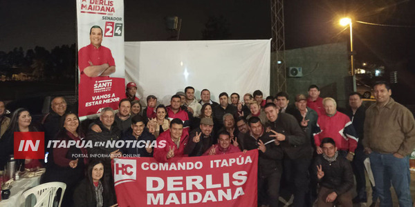 CON IMPORTANTE RESPALDO ITAPUENSE DERLIS MAIDANA BUSCA SER SENADOR
