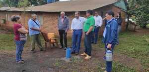 Agua potable llega a dos barrios de Mayor Otaño mediante gestiones de Cerini.
