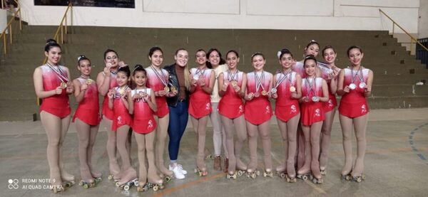 Patinadoras sanlorenzanas vuelven a arrasar » San Lorenzo PY