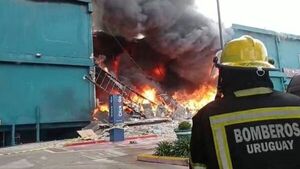 Se incendia Tienda Inglesa de Punta del Este