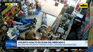 Violento asalto en Mercado 4  - ABC Noticias - ABC Color