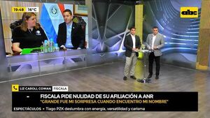 Fiscala pide la anulación de su afiliación a la ANR - ABC Noticias - ABC Color