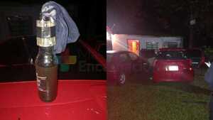 Fallido ataque con bombas molotov en Cambyretá