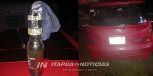  DOCENTE ENCONTRÓ UNA BOMBA MOLOTOV EN SU VEHÍCULO