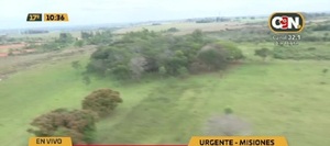 Sobrevolamos la zona donde se fugaron 35 presos - C9N