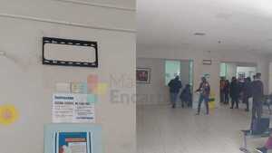 El colmo: Hurtaron monitor de la sala de espera del Hospital Regional de Encarnación