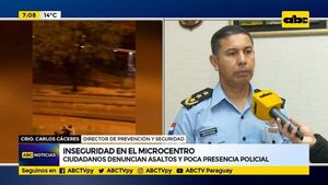 Inseguridad en el microcentro de Asunción.  - ABC Noticias - ABC Color