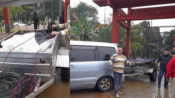 Como si fuera comida para animales, así transportan la carne para reclusos de la cárcel - Noticiero Paraguay