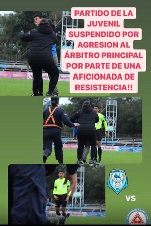 Fútbol Femenino: encuentro suspendido en la Sub 18 por agresión al árbitro - Fútbol - ABC Color