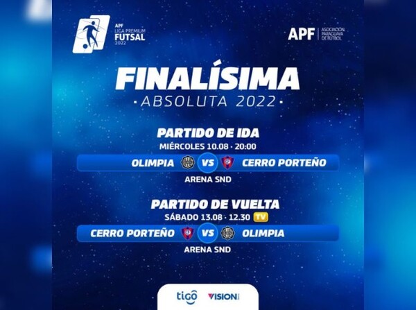 La finalísima de la Liga Premium tiene programación definida - APF