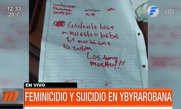 Supuesto feminicidio y posterior suicidio en Canindeyú | Telefuturo