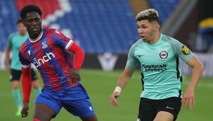 Julio Enciso debutó oficialmente con la camiseta del Brighton